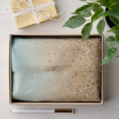 アクアガーリーウォーター色金ゴールドグリッター 薄葉紙 (ギフト)