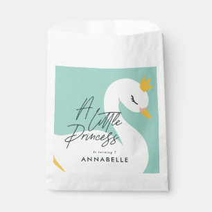 アクアガーリーエレガント写真美しい白鳥パーティー フェイバーバッグ