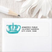 アクアガーリーブルーヴィンテージクラウン ラベル (インサイチュ)