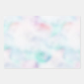 アクアガーリー赤面ピンク金ゴールドヒョウ印刷 ラッピングペーパーシート (正面2)