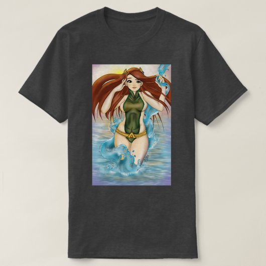 アクアガール Tシャツ (デザイン正面)