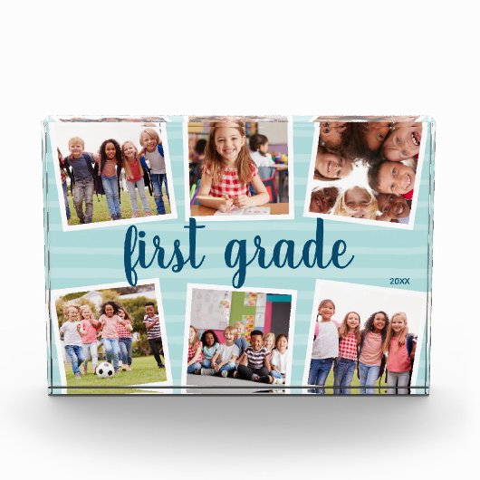 アクアキッズスクールイヤー記念コラージュ フォトブロック (正面)