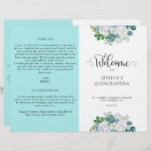 アクアキンセアニェラプログラム、アクア&ホワイトフローラ (正面/裏面)