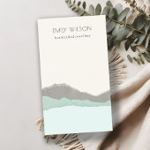 アクアクアクラフトマウンテンウェーブ空白のジュエリーディスプレイ 名刺