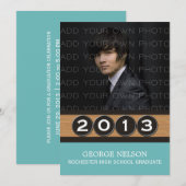 アクアクラシー鍵卒業招待状 招待状 (正面/裏面)