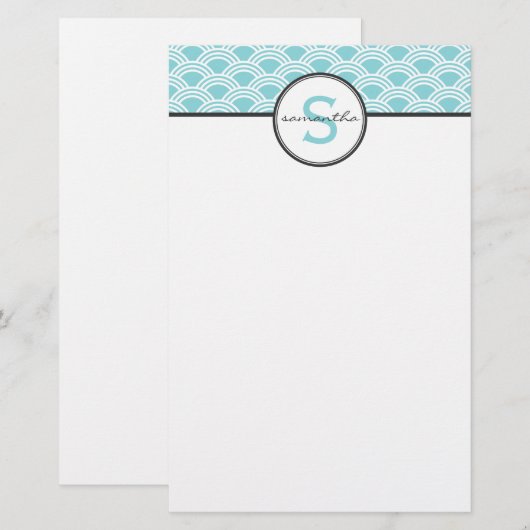 アクアクラムシェル 便箋 (正面/裏面)