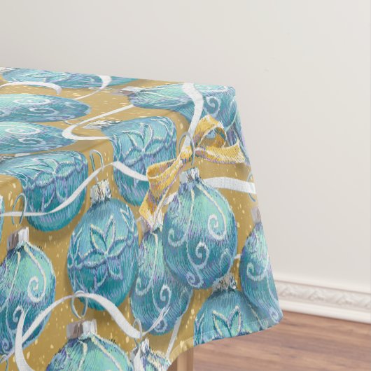 アクアクリスマスボール テーブルクロス (インサイチュ)