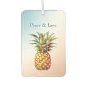 アクアクリームハッピートロピカルパイナップル カーエアーフレッシュナー (正面)