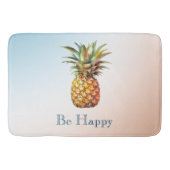 アクアクリームハッピートロピカルパイナップル バスマット (正面)