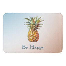 アクアクリームハッピートロピカルパイナップル バスマット