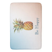アクアクリームハッピートロピカルパイナップル バスマット (正面縦)