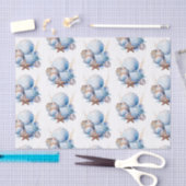 アクアクリームビーチシェル ブライダルシャワー 薄葉紙 (クラフト)