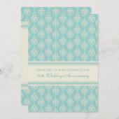 アクアクリーム 25周年パーティー招待状 招待状 (正面/裏面)