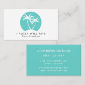 アクアクールトロピカルパームズロゴ 名刺 (正面/裏面)