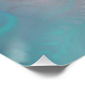 アクアクールバブルと海洋の渦巻き ポスター (コーナー)