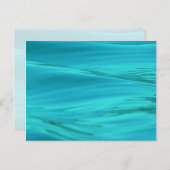 アクアクールブルーサマーウォーターリップル ポストカード (正面/裏面)