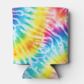 アクアクールレッドブルーイエローオレンジ絞り染め 缶クーラー (裏面)