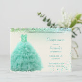 アクアグかわいらしリーンガウンアンダーライツキンセアニェラ 招待状 (スタンド正面)