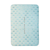 アクアグガーリーラムトロピカルパイナップルグラデーションズ バスマット (正面縦)