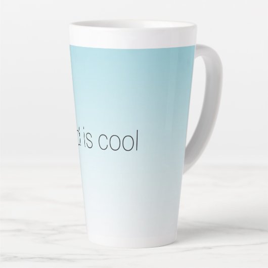 アクアグラデーションの種類クール カフェラテマグ (右アングル)