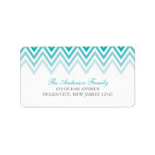 アクアグラデーションシブロン ラベル (正面)