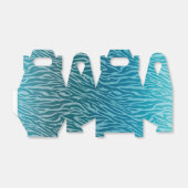 アクアグラデーションゼブラ印刷 フェイバーボックス (折り畳みなし)