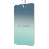 アクアグラデーションブルー カーエアーフレッシュナー (左)