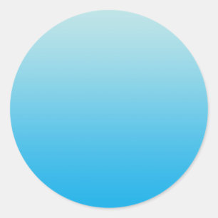 アクアグラデーションブルー ラウンドシール