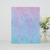 アクアグラデーション、ブルー、パープル、ピンクデザインクラフト紙 (スタンド正面)