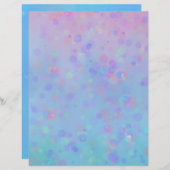 アクアグラデーション、ブルー、パープル、ピンクデザインクラフト紙 (正面/裏面)