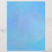 アクアグラデーション、ブルー、パープル、ピンクデザインクラフト紙 (裏面)