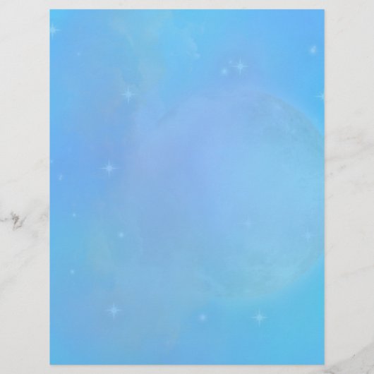 アクアグラデーション、ブルー、パープル、ピンクデザインクラフト紙 (裏面)