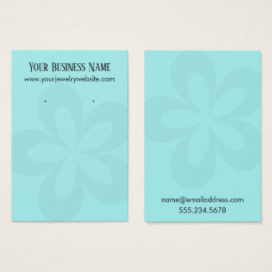 アクアグラフィックフラワー1イヤリングホルダー表示カード