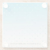 アクアグラムドットグラデーション ガラスコースター (裏面)