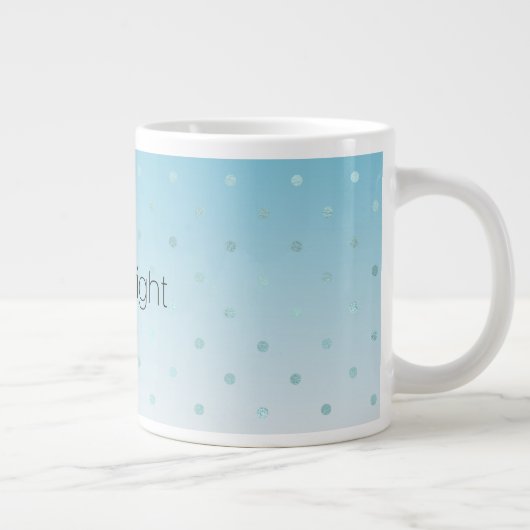 アクアグラムドットグラデーション ジャンボコーヒーマグカップ (右)
