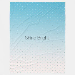 アクアグラムドットグラデーション              フリースブランケット
