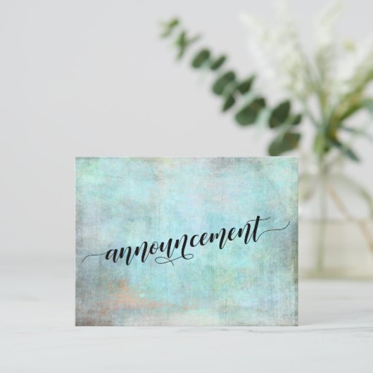 アクアグランジ延期結婚の発表 ポストカード (スタンド正面)