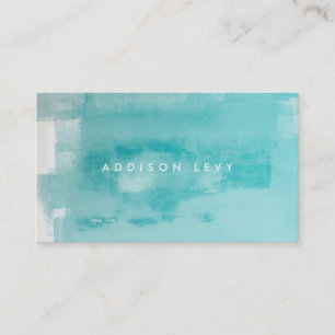 アクアグランジ絵を描動揺してターコイズ 予約カード