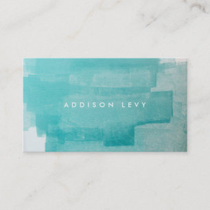 アクアグランジ絵を描動揺してターコイズ 予約カード