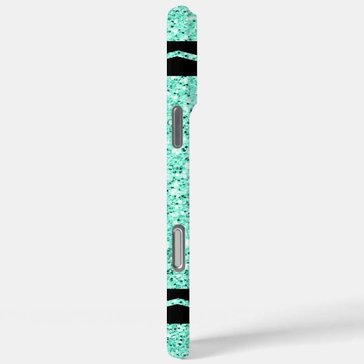 アクアグリッタークレヨン名前をカスタムするiPhone / iPadケース Case-Mate iPhoneケース (裏面 / 右)