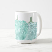 アクアグリッタールックオータムカボチャ コーヒーマグカップ (正面右)