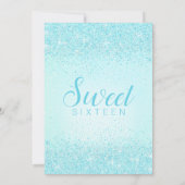 アクアグリッター、スイート16招待状 招待状 (裏面)