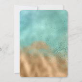 アクアグリッツ金ゴールドグリッター 招待状 (裏面)