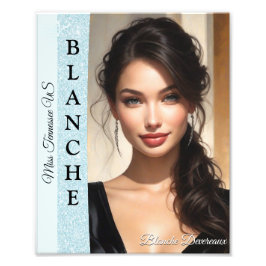 アクアグリッツPageantモデリングヘッドショット フォトプリント