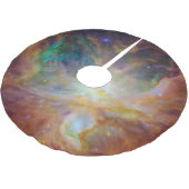 アクアグリーンオリオンネブラ ブラッシュドポリエステルツリースカート (アングル)