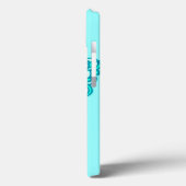 アクアグリーン蝶のipad caseという女の子 Case-Mate iPhoneケース (裏面 / 左)