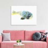 アクアグリーン キャンバスプリント (インサイチュ (リビング))