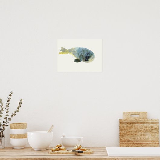 アクアグリーン ポスター (キッチン)