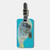 アクアグリーン ラゲッジタグ (正面縦)