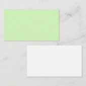 アクアグリーン 名刺 (正面/裏面)
